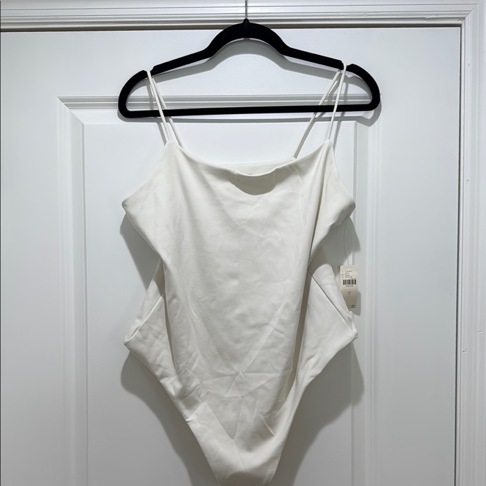 Anthropologie Cream Bodysuit